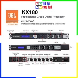 Vang số JBL KX180A được trang bị 4 đường vào AUX, VOD, OPTICAL, BMG. Bảo hành 12 tháng PGI.