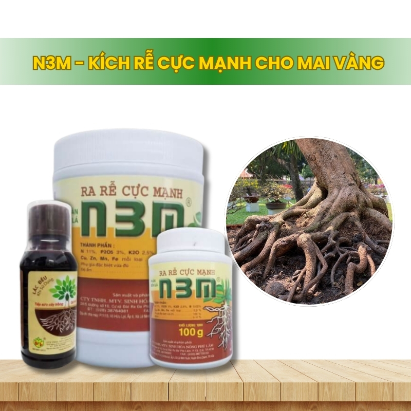 Phân Bón Kích Rễ N3M Kích Ra Rễ – Phục Hồi Rễ – Ra Nhiều Rễ Cám