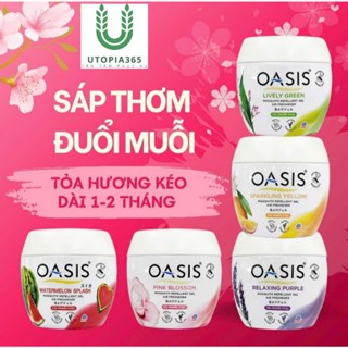 Sáp thơm 180g OASIS 2 in 1 đuổi muỗi và mang hương thơm đến gia đình bảo vệ an toàn không gian sống