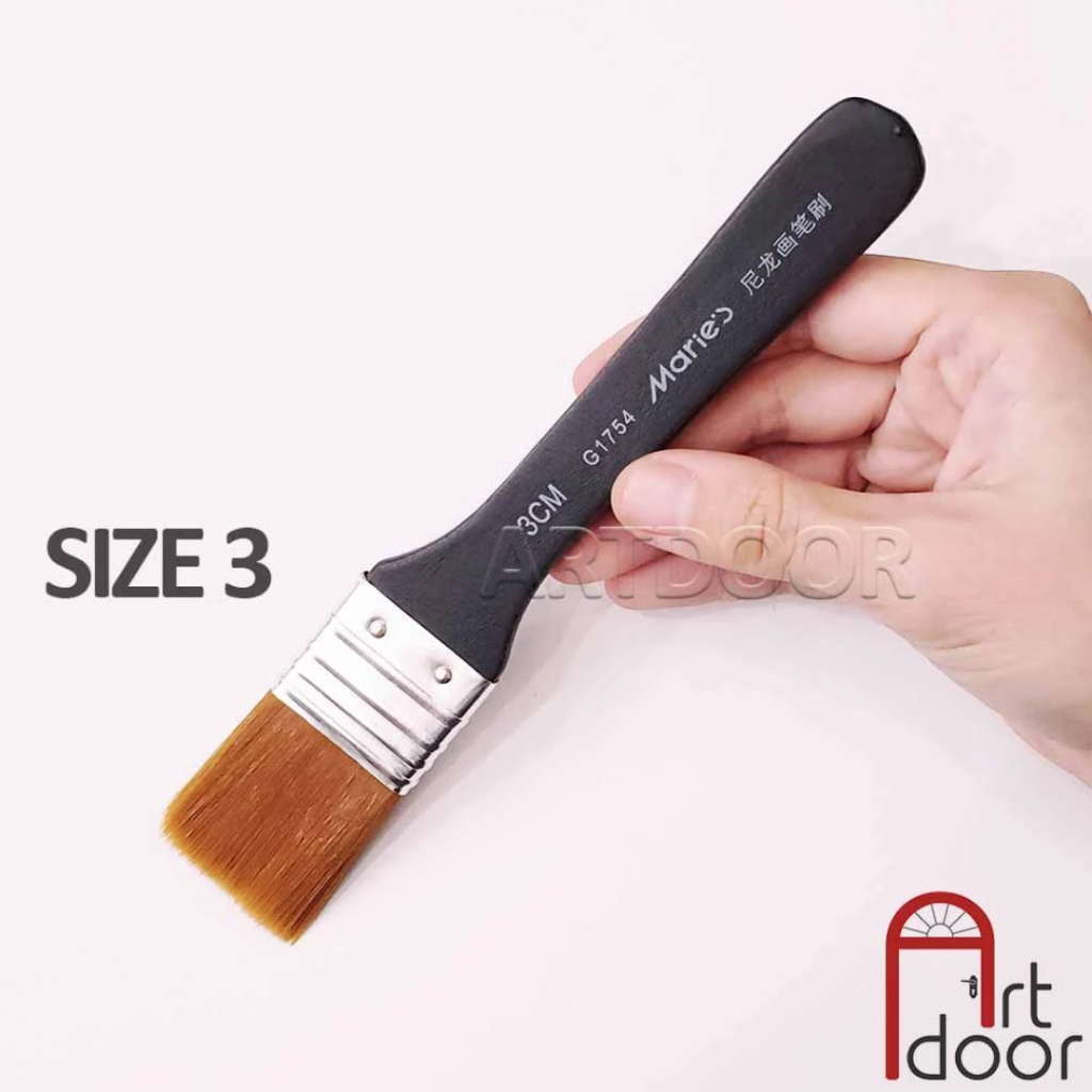 [ARTDOOR] Cọ vẽ quét Mảng MARIES (754) - Size 3 -  [xả kho]