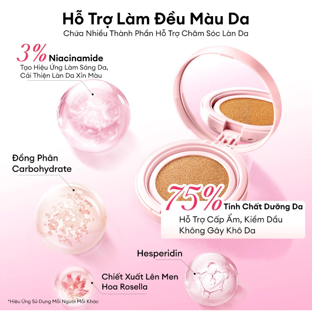 Cushion COLORKEY  Chống Nắng Kẻ Ô Hồng, Mỏng Nhẹ Giữ Lớp Make-up Lâu Trôi SPF50+ PA++++(11g)