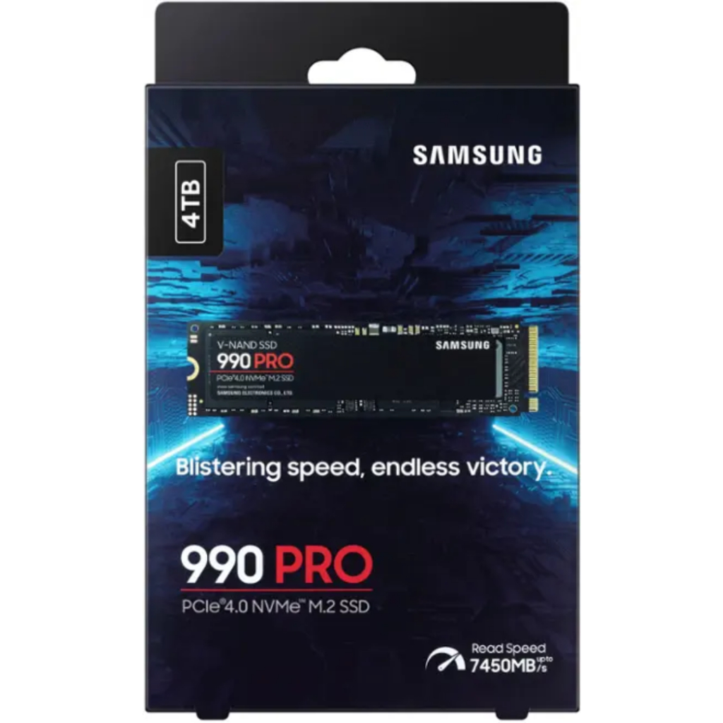 Ổ cứng SSD SamSung 990 PRO 4TB New 100% PCIe Gen 4.0 NVMe M.2 - Hàng Mỹ