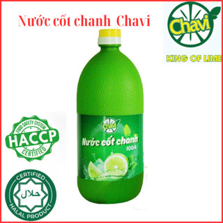 Nước cốt chanh Chavi - Chai 1 lít - [NHÀ CUNG CẤP] - Nguyên liệu pha chế, trà sữa,...