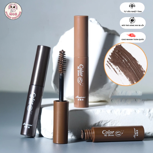 [Gel Nhuộm Lông Mày] Mascara Lông Mày Nhuộm Lông Mày Aimeli, Chống Nước Lâu Trôi