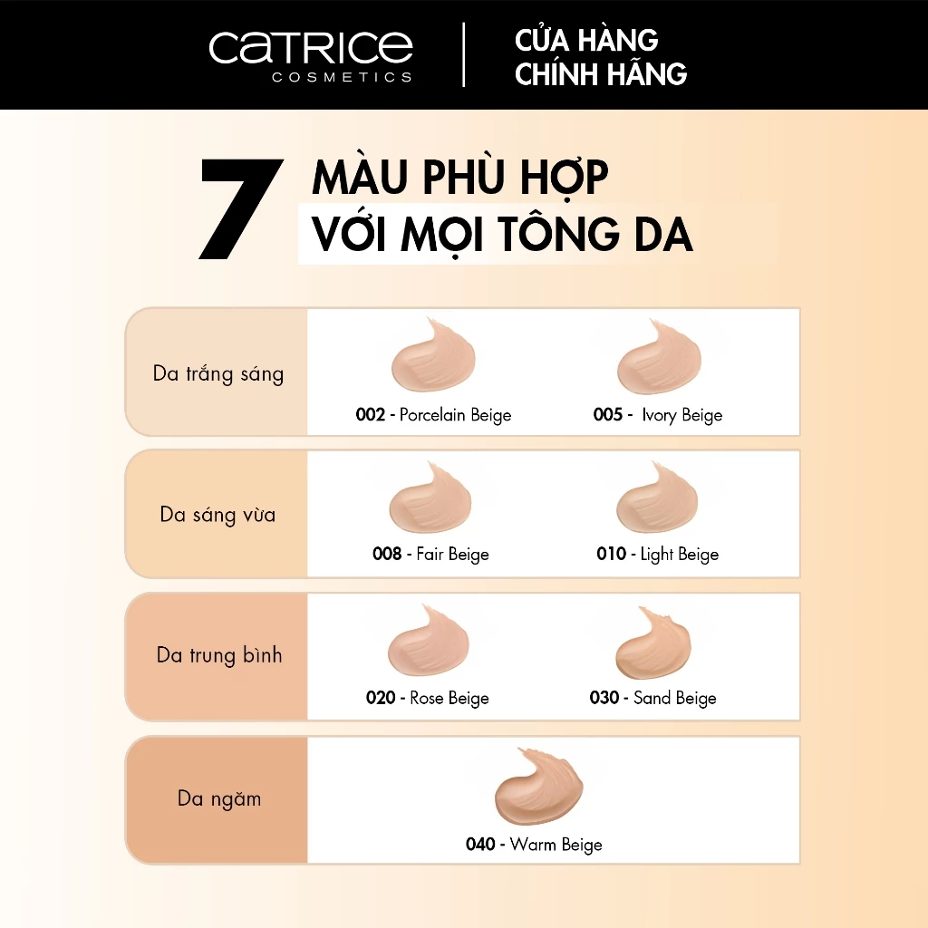 Kem Nền Catrice HD Liquid Coverage Foundation 30ml