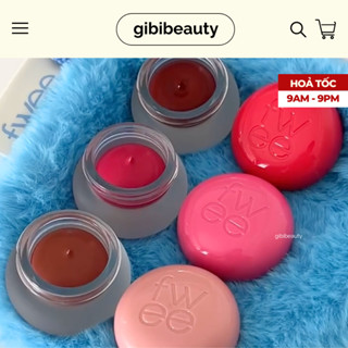 [SẴN] Son bùn FWEE Blurry Pudding Pot 5g