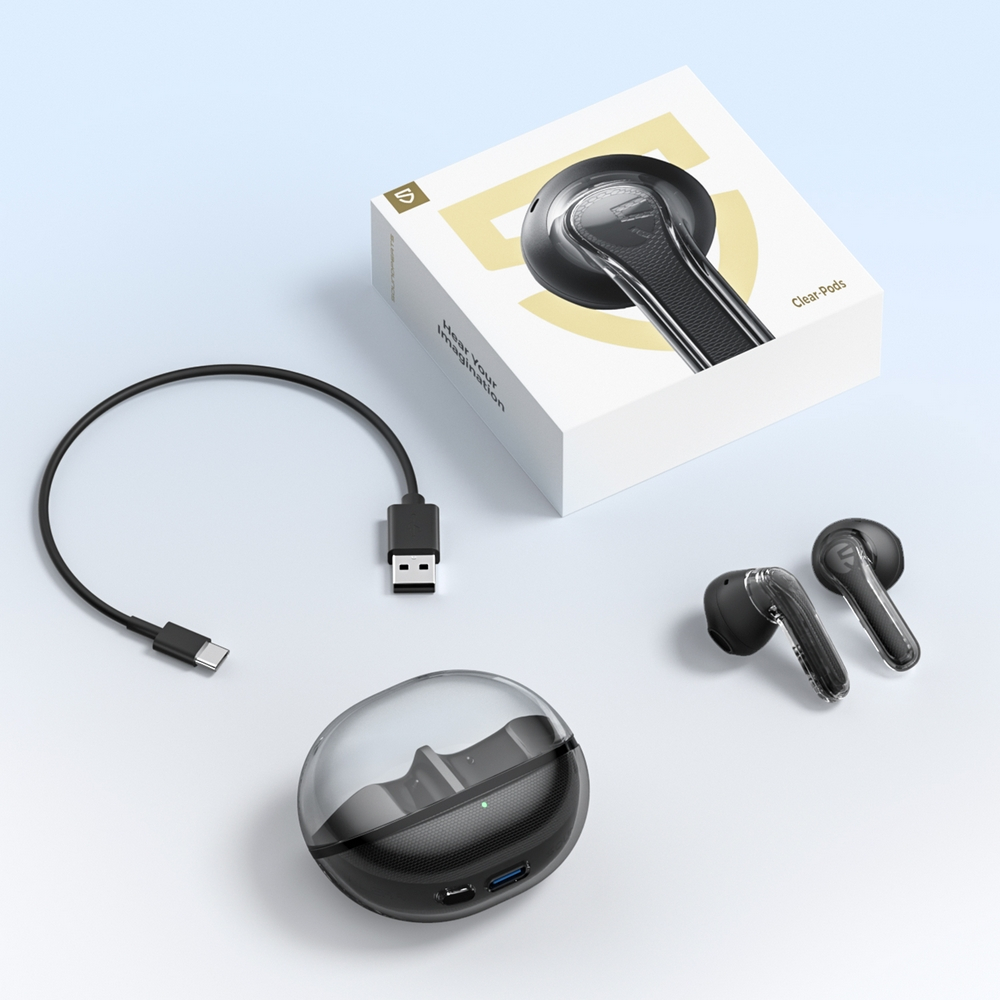 Tai Nghe True Wireless Bluetooth 5.3 Soundpeats ClearPods ( semi in-ear ) và Clear ( in ear ) | BigBuy360 - bigbuy360.vn