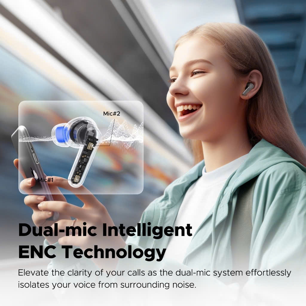 Tai Nghe True Wireless Bluetooth 5.3 Soundpeats ClearPods ( semi in-ear ) và Clear ( in ear ) | BigBuy360 - bigbuy360.vn