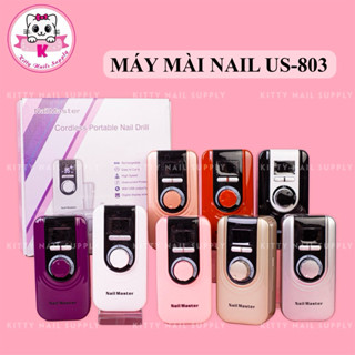 Máy mài móng tích điện Us803 chính hãng Bảo hành 3 tháng, tay cầm chắc chắn độ bền cao - Kitty Nails Supply