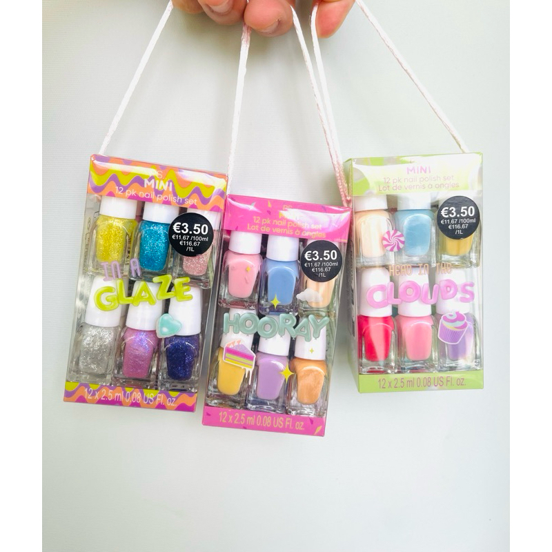 Set sơn móng tay cho bé 12 màu (Pháp)