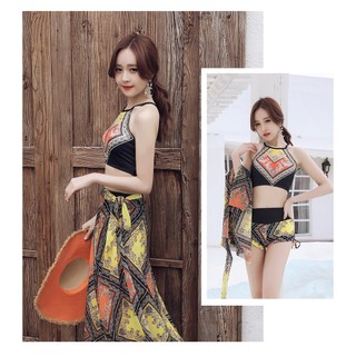 Váy Bơi 3 Mảnh Mút Đệm Nâng Ngực/6230