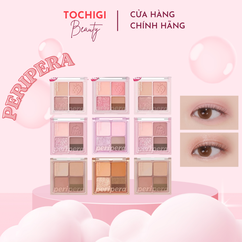 Phấn Mắt 4 Ô Peripera Ink Pocket Shadow Palette 6.4g