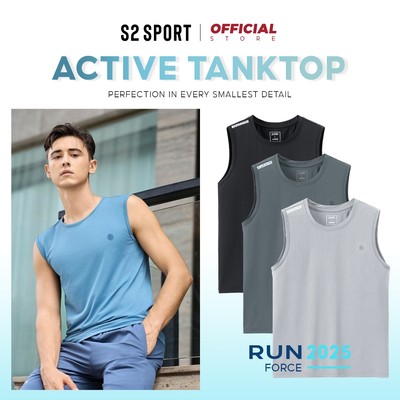 COMBO 2 Áo tank-top nam thể thao S2 SPORT áo sát nách nam mặc hè vải thun mát không nhăn STT06.CB2