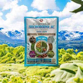 NẤM ĐỐI KHÁNG TRICHODERMA BACILLUS VTNN HOÀNG TÚ ( Chuyên dùng để ủ phân hữu cơ và kiểm soát nấm bệnh) GÓI 1KG