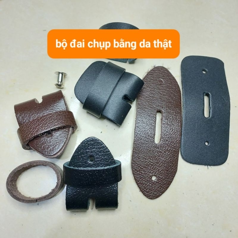 Đai, đỉa da để lắp vào mặt thắt lưng da thật