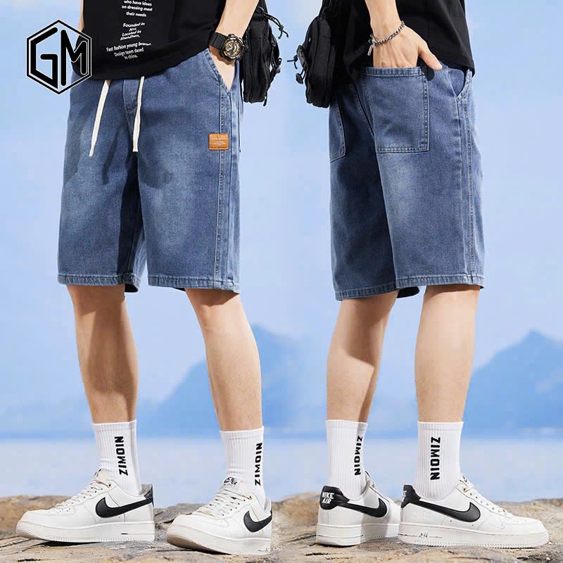 quần shock jean bò nam vải jean dày dặn sweat sport 45-95kg