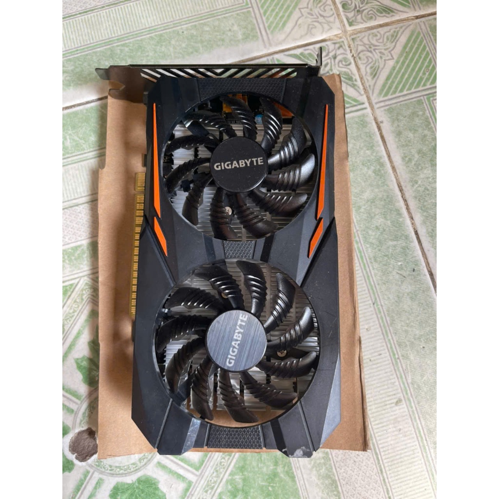 Card  màn hình Gigabyte 1050Ti 4GB - 2 quạt