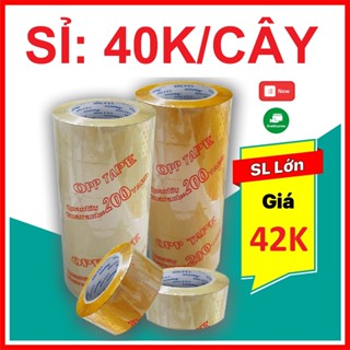 [XẢ KHO] Băng Keo, Băng Dính Trong/Đục 4.8cm - 200Yard (1.8kg/cây 6 Cuộn), Băng Keo 100Y, 200Y Dán Thùng,Đóng Gói