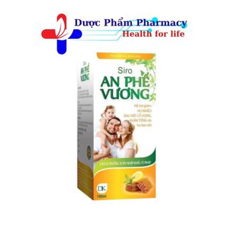  Siro An Phế Vương Với Thành Phần Cao Lá Thường Xuân Nhập Khẩu Pháp Bổ Phế Tiêu Đờm - Lọ 100ml 
