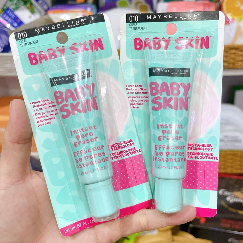 [CHÍNH HÃNG 100%] KEM LÓT KIỀM DẦU MAYBELLINE BABY SKIN INSTANT PORE ERASER 20ML