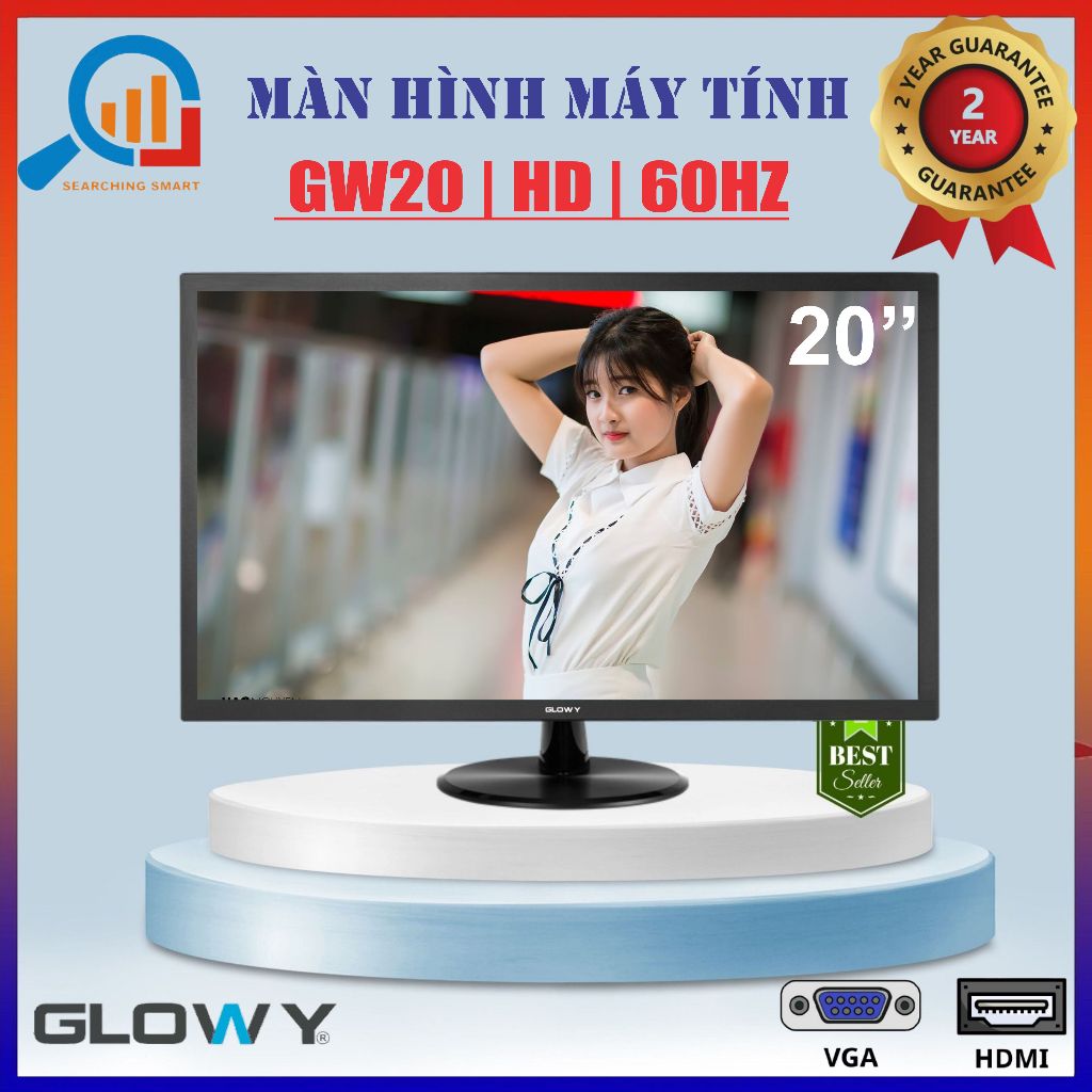 Màn Hình hãng GLOWY 20inch - Mới 100% FULL BOX - Bảo hành 24 tháng !!