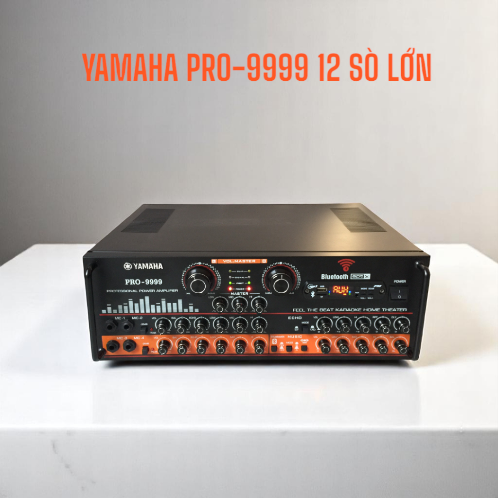 AMPLY BLUETOOTH YAMA PRO-9999 12 SÒ LỚN 4 ĐƯỜNG MIC