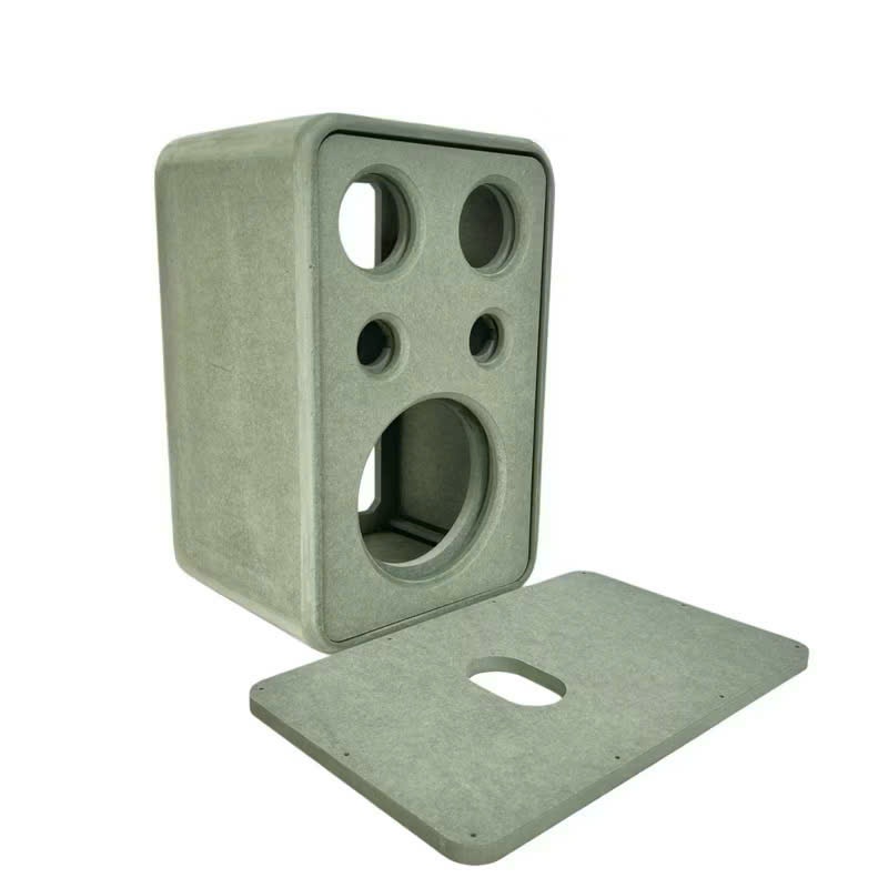 Box loa thô 2.1 đứng dáng bo cong cho sub 6.5inch, BB3 sẵn thông hơi LT Speaker