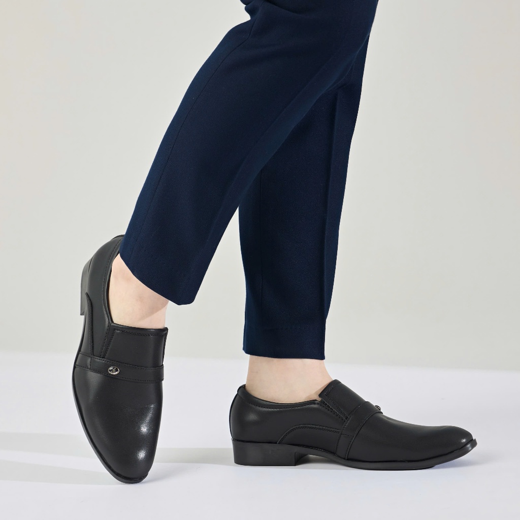 Giày Tây Nam MWC 6698 - Giày Mọi Nam Chất Liệu Da Tổng Hợp Thời Trang Lịch Lãm