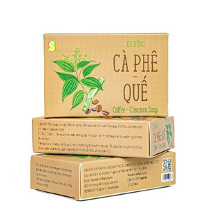 Xà bông Cà Phê - Quế 110g, làm sạch da, giữ ấm, hỗ trợ tẩy da chết- Sinh Dược