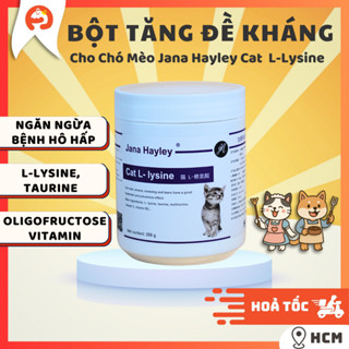 Tăng đề kháng cho Chó Mèo  L-Lysine JANA HAYLEY Hỗ trợ các bệnh về hô hấp (Đau mắt, ho, sổ mũi,..)