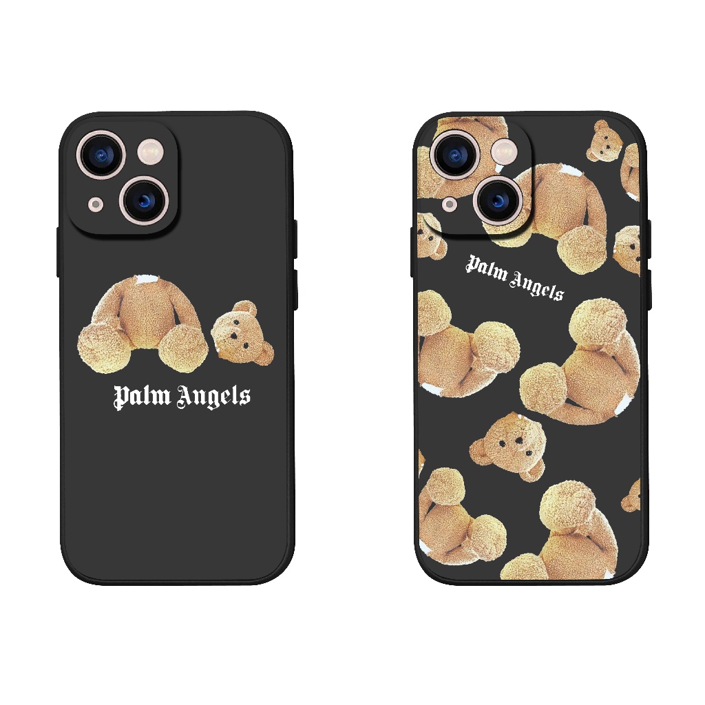 Ốp lưng iPhone Gấu Palm Angel TPU Viền Vuông