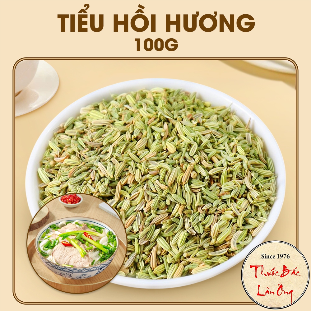 Tiểu hồi khô 100g, hạt tiểu hồi hương, gia vị nấu phở, lẩu cay, tạo mùi hương cho các món ăn