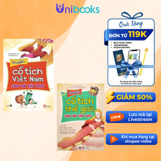 Sách - Combo Truyện Cổ Tích Việt Nam và Thế Giới Cho Bé Tập Đọc