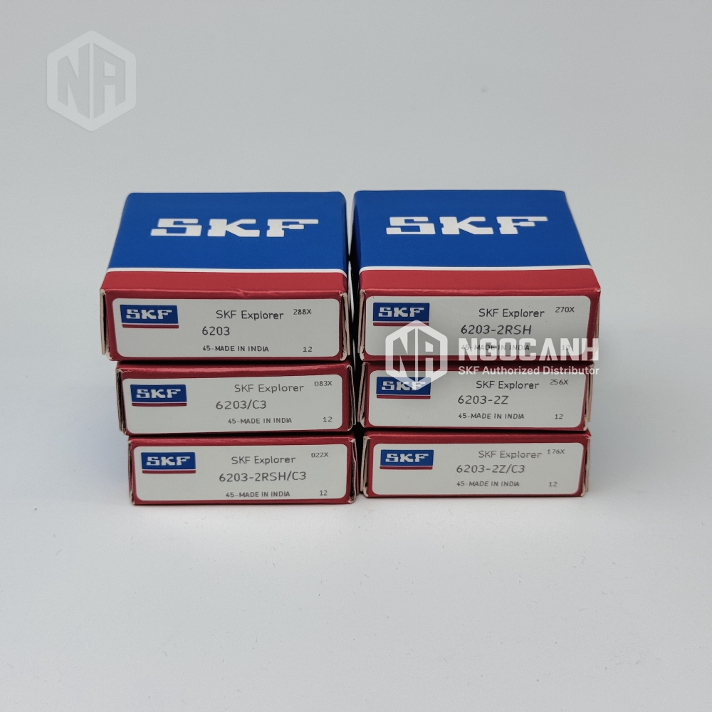 [GIÁ 1 CÁI] Vòng bi bạc đạn SKF 6203 17x40x12 mm - Vòng bi cầu - Đại lý uỷ quyền SKF - SKF Ngọc Anh