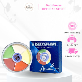 Bảng Che Khuyết Điểm triệt sắc Kryolan dạng ô nhỏ 6 ô màu tự nhiên 1g Duduhouse