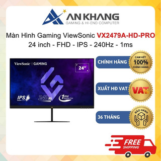  Màn Hình Gaming ViewSonic VX2479A-HD-PRO  24 inch - FHD - IPS - 240Hz - 1ms  Chính hãng Bảo hành 36 Tháng 