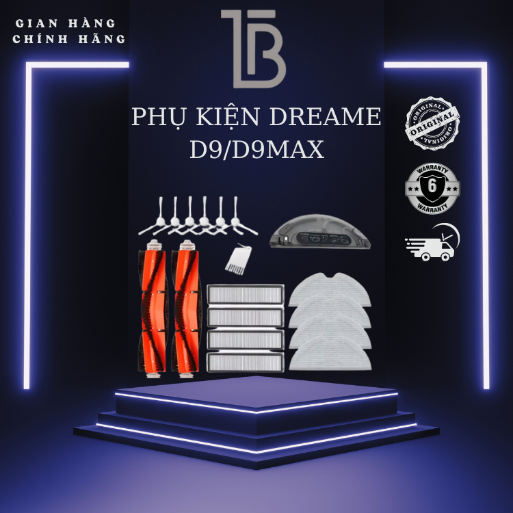 Bộ Phụ kiện Dreame D9/ Dreame D9Max/D9 Pro/ L10Pro