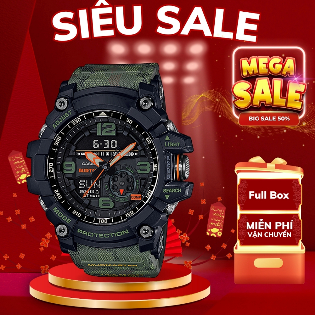 Đồng hồ Nam GG-1000 , Đồng hồ Thể Thao Chống Nước , Chống Shock Đa Chức Năng