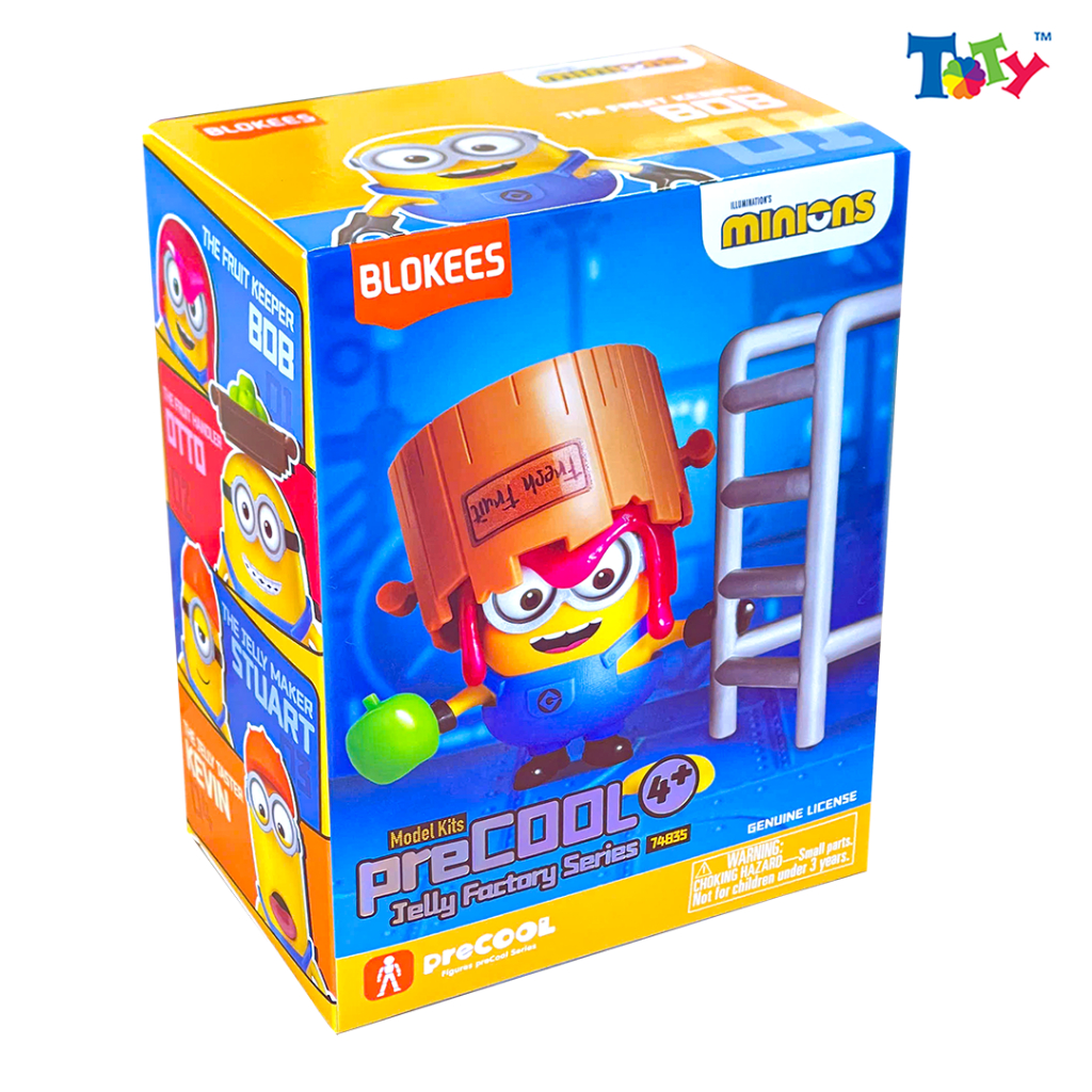 (Sẵn Giao Hỏa Tốc) Mô Hình Nhân Vật Minions - Pluco Minions Partner Jam Factory Series - Chính Hãng 
