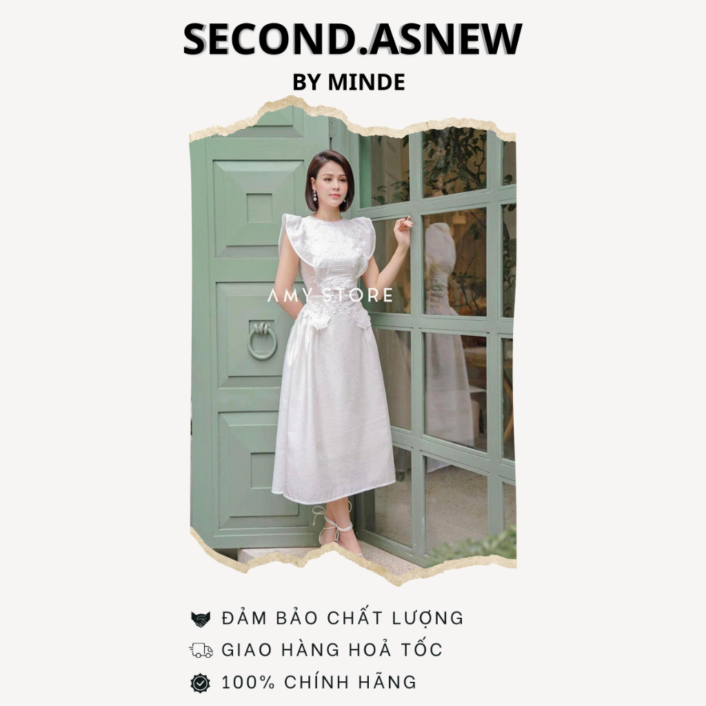 ĐẦM MIDI VAI KIỂU AMY STORE – ĐẦM DỰ TIỆC, ĐI CHƠI, EVENT QUYẾN RŨ