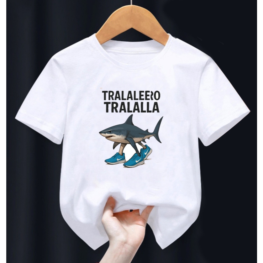 Áo thun Memes brainrot tralalero tralala áo thun nhiều mẫu