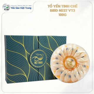 Yến sào Việt Trung - Tổ yến tinh chế VT3 50g,100g