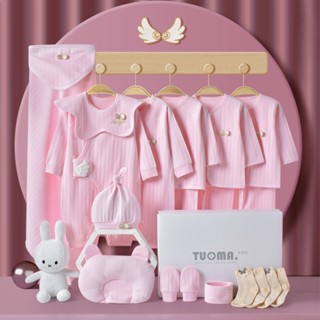  Set Đồ Sơ Sinh Bé Trai Bé Gái Quà Tặng Đầy Tháng Quà Tặng Mẹ Bầu Cao Cấp Hình Thiên Thần Hồng  60H  