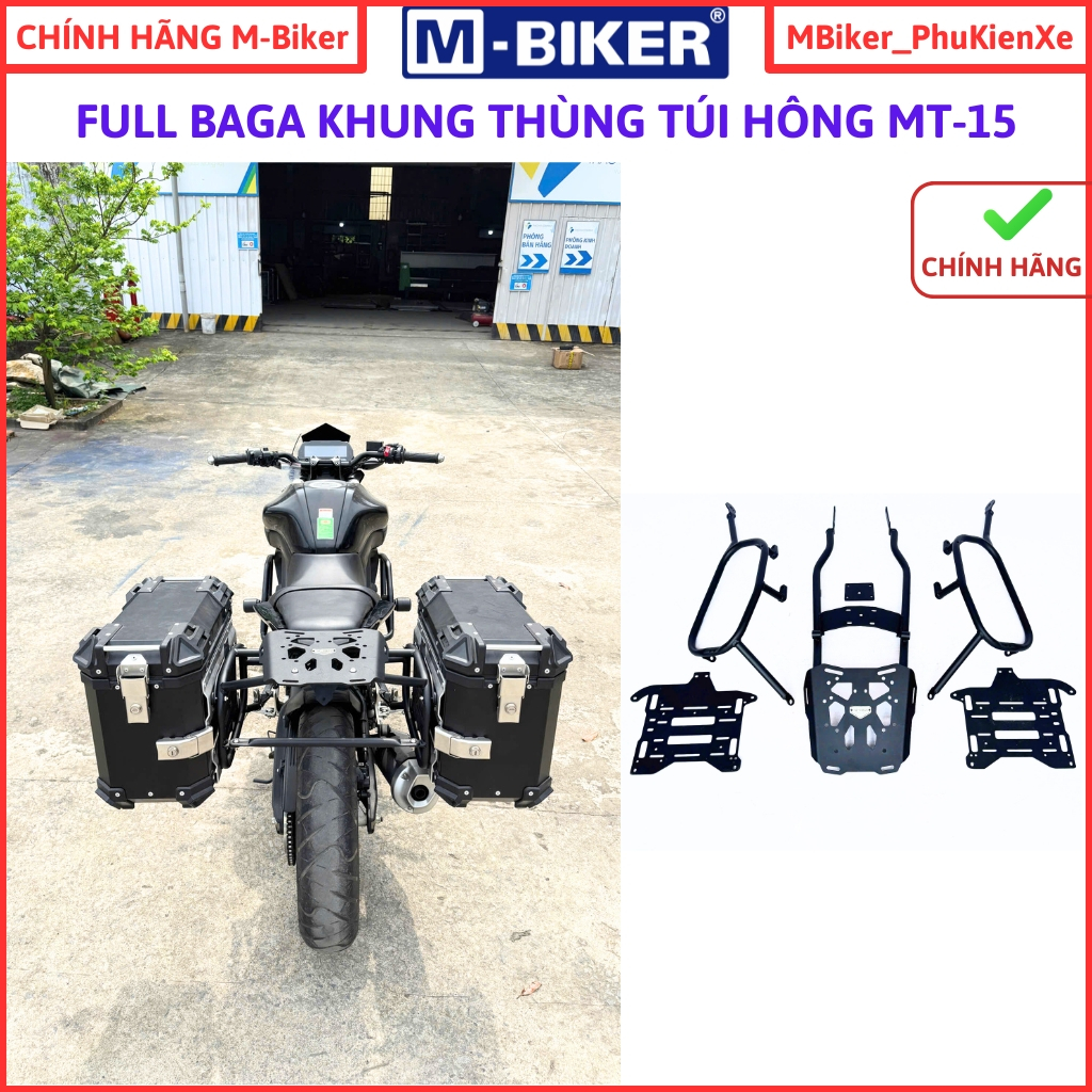 Baga mt15, baga sau mt15, cảng sau yamaha MT-15, phụ kiện MT15_ chính hãng mbiker