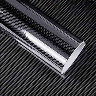 Decal Carbon Đen Bóng 5D cao cấp (50cmx1m)
