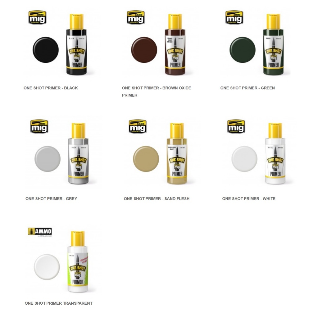 SƠN MÔ HÌNH AMMO BY MIG - SƠN LÓT ONE SHOT PRIMER