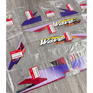 Tem wave 110 đỏ đen chính hãng