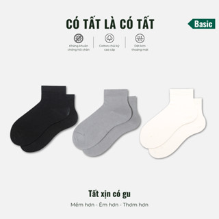 Tất cổ lỡ mùa hè cho nữ Có Tất Là Có Tất Basic Luxe Walk mỏng mềm thoáng mát