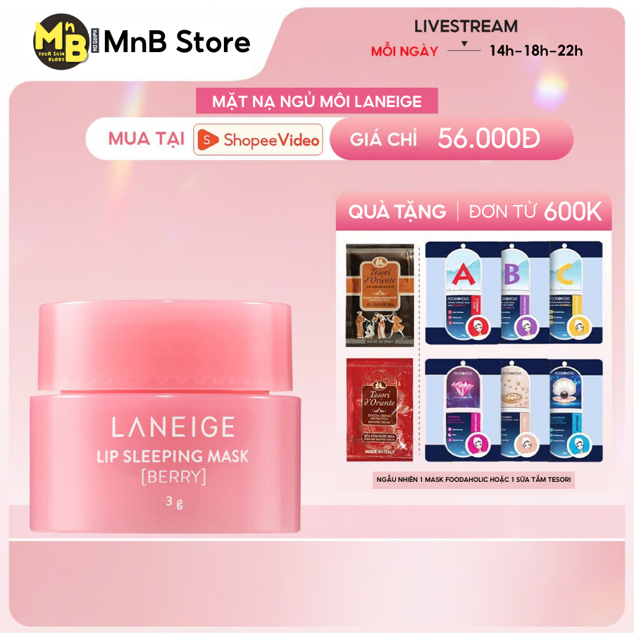 Mặt Nạ Ngủ Môi LANEIGE mini 3g
