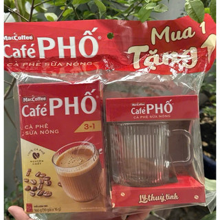 Cà phê sữa hòa tan Maccoffee Café Phố hộp 10 gói 24g